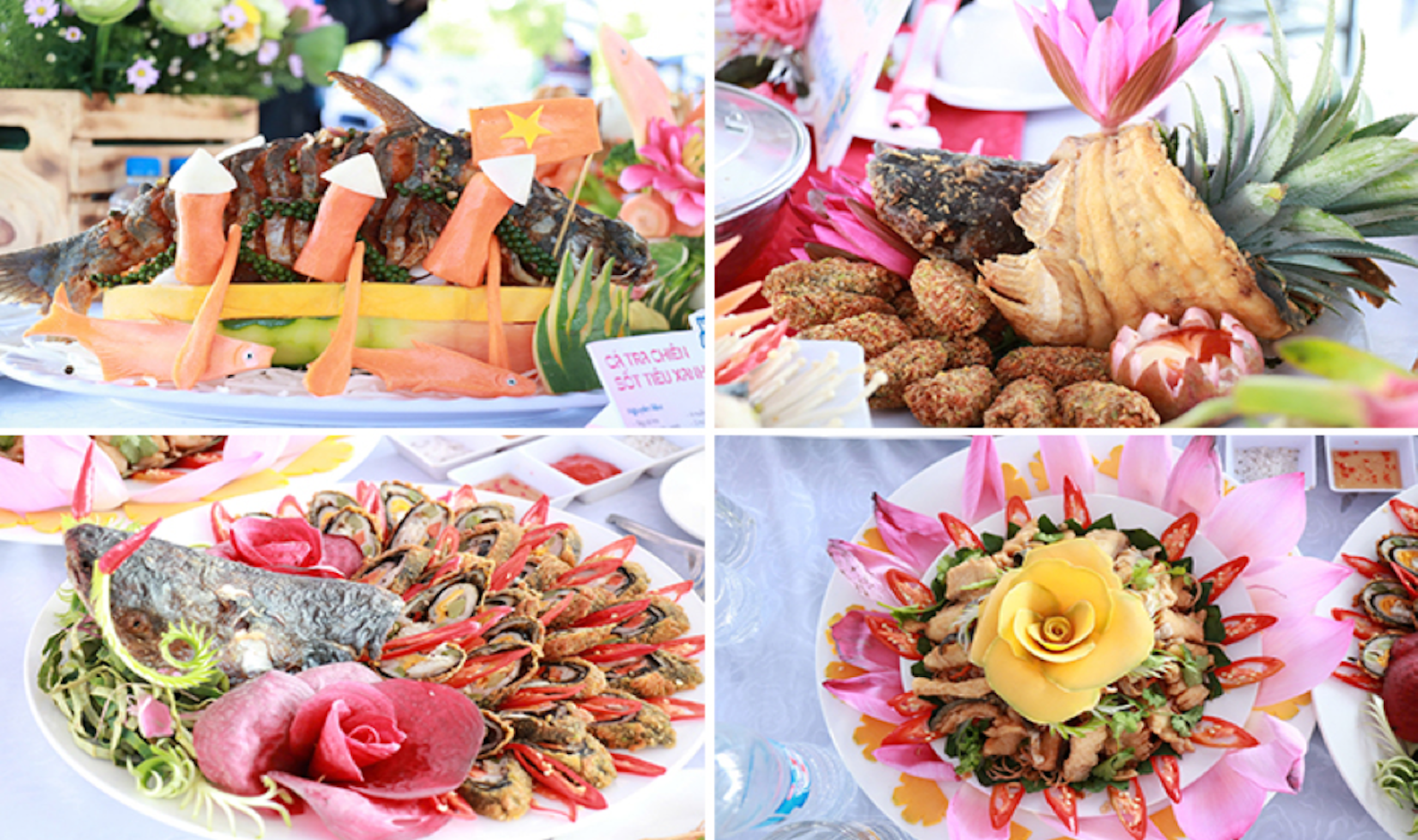 Hấp dẫn ẩm thực từ cá tra Đồng Tháp