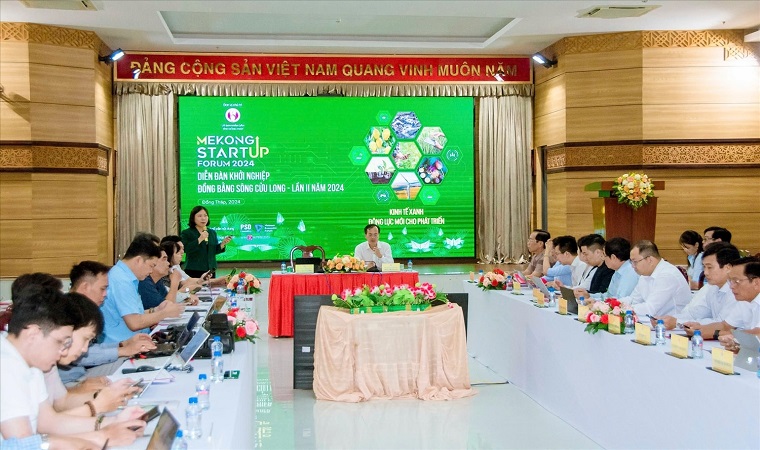 Diễn đàn Khởi nghiệp Đồng bằng sông Cửu Long 2024: Kinh tế xanh - Động lực mới cho phát triển