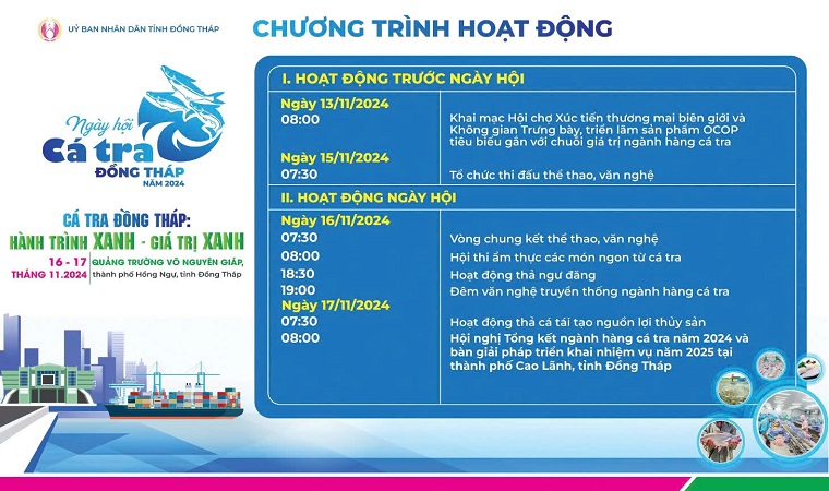 Sẵn sàng cho Ngày hội Cá tra Đồng Tháp – năm 2024