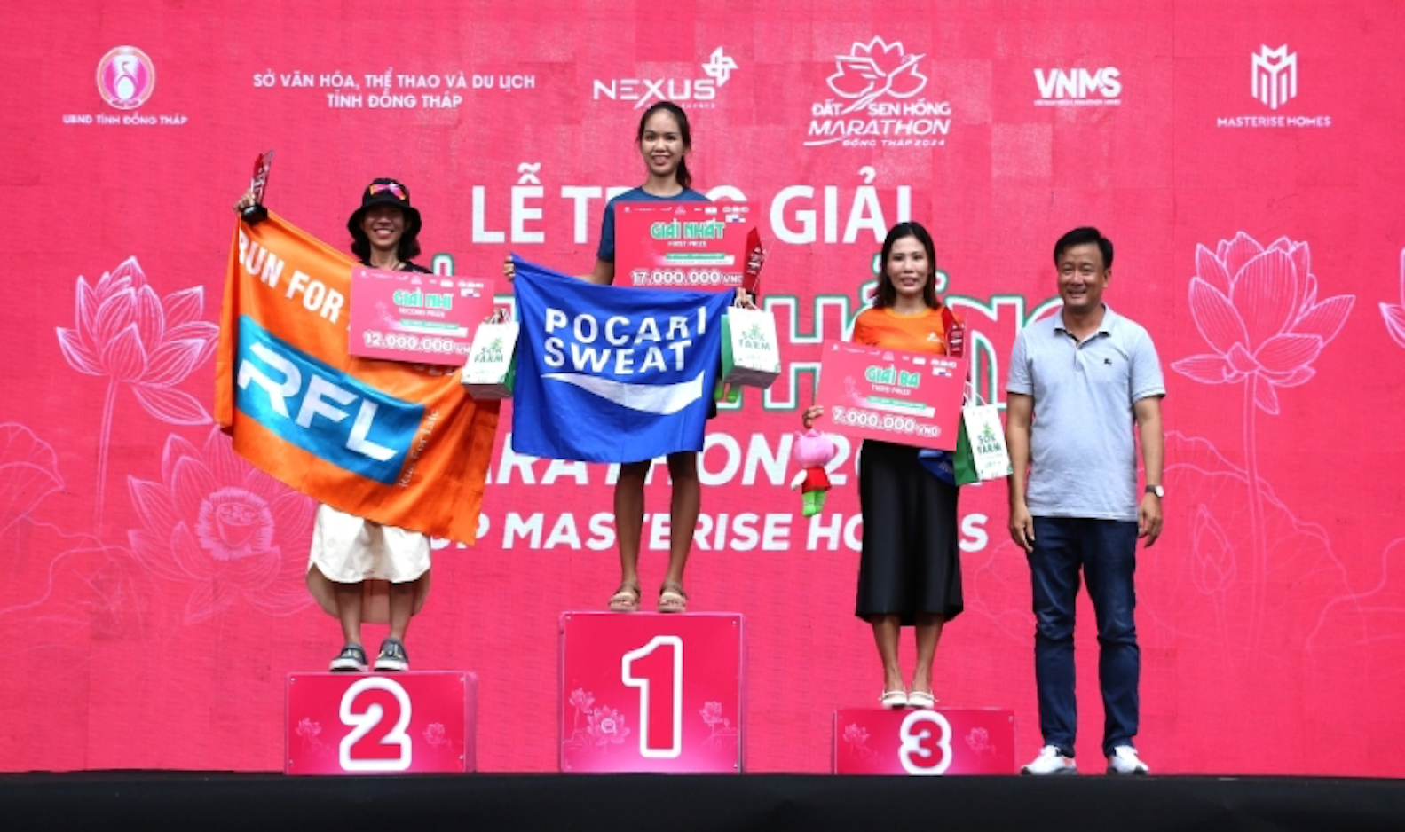 Khép lại mùa giải Marathon Đất Sen hồng - Đồng Tháp năm 2024