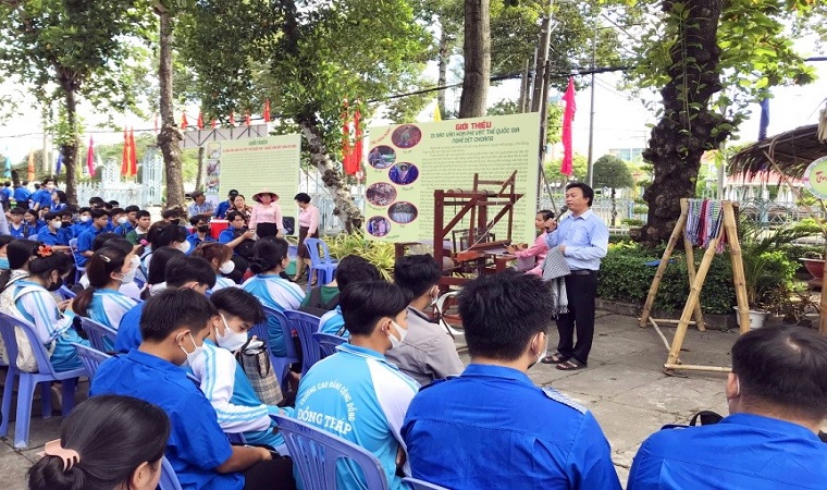 Sôi nổi hoạt động tuyên truyền, giới thiệu giá trị Di sản văn hóa  tại Bảo tàng Đồng Tháp