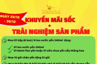 YẾN SÀO TRÍ SƠN ĐÃ CÓ MẶT TẠI VINCOM MỸ THO