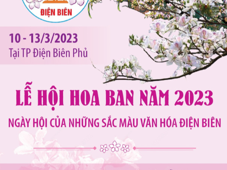 Lễ hội Hoa Ban năm 2023: Ngày hội của những sắc màu văn hóa Điện Biên