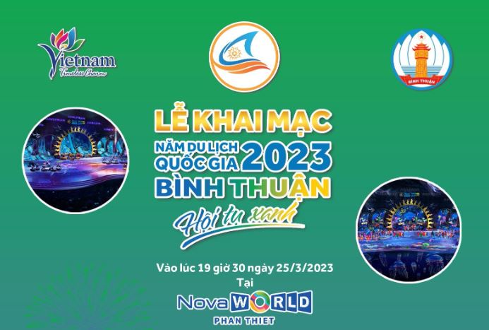 Lễ Khai mạc Năm Du lịch Quốc gia 2023 diễn ra vào ngày 25/3/2023 với nhiều chương trình nghệ thuật đặc sắc