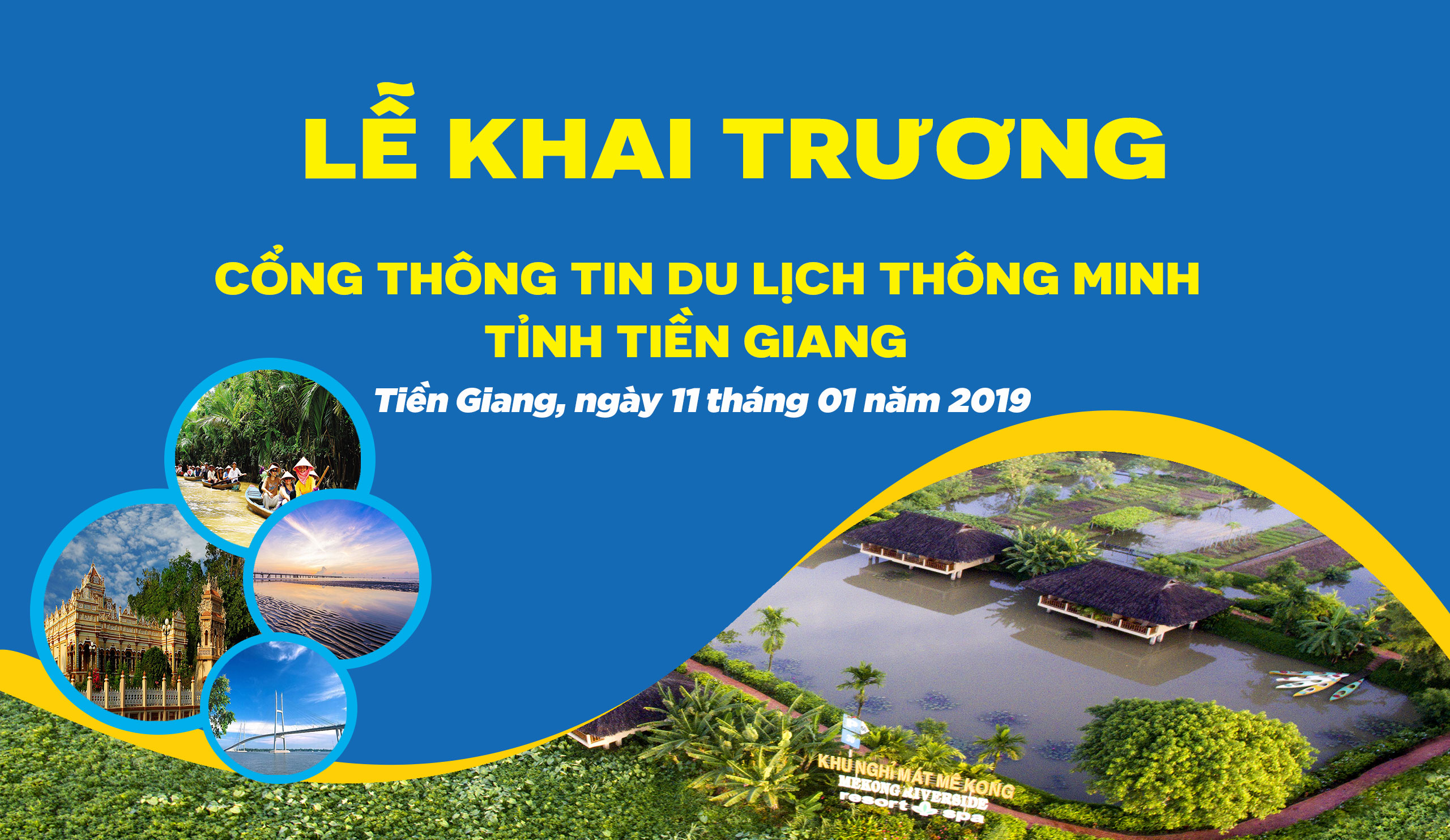 Khai trương cổng thông tin Du lịch tỉnh Tiền Giang